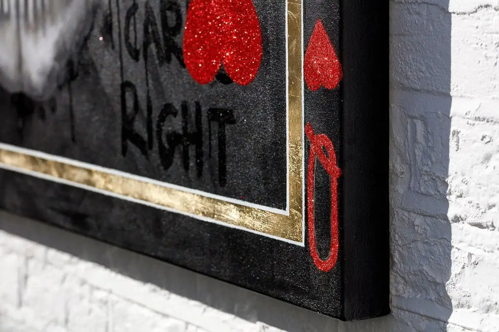 Queen Of Hearts - Original - SOLD by artist Becky Smith - Wyecliffe Galleries