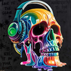 Rave To The Grave - Original by artist Becky Smith - Wyecliffe Galleries