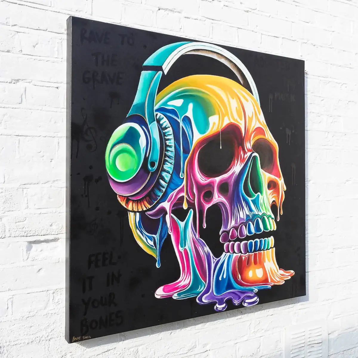 Rave To The Grave - Original by artist Becky Smith - Wyecliffe Galleries