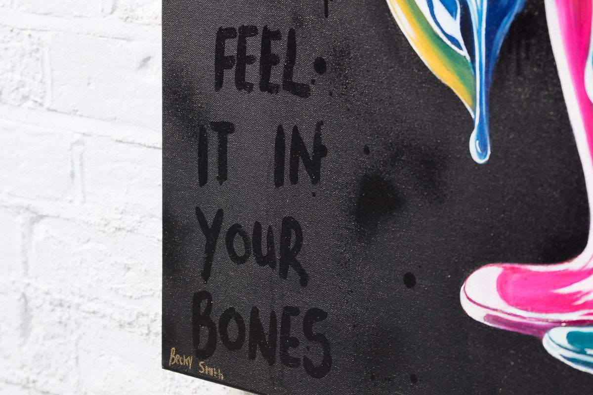 Rave To The Grave - Original by artist Becky Smith - Wyecliffe Galleries