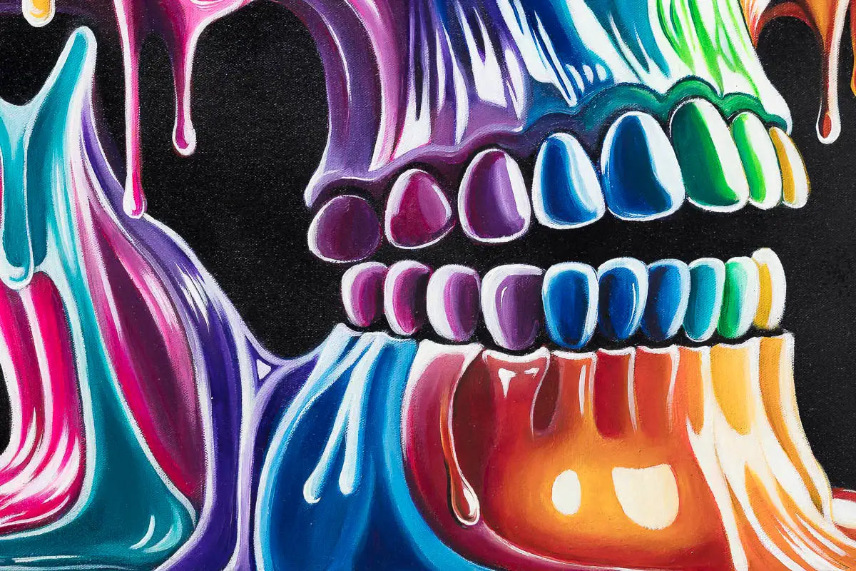 Rave To The Grave - Original by artist Becky Smith - Wyecliffe Galleries
