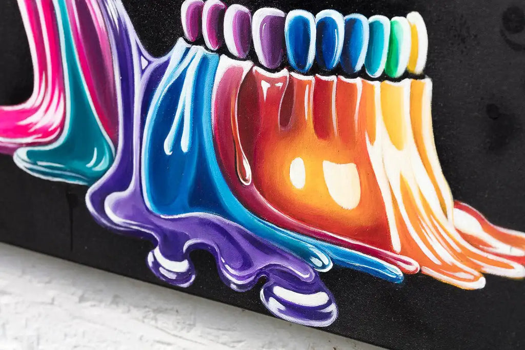 Rave To The Grave - Original by artist Becky Smith - Wyecliffe Galleries