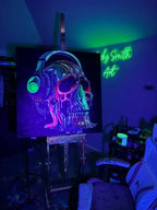 Rave To The Grave - Original by artist Becky Smith - Wyecliffe Galleries