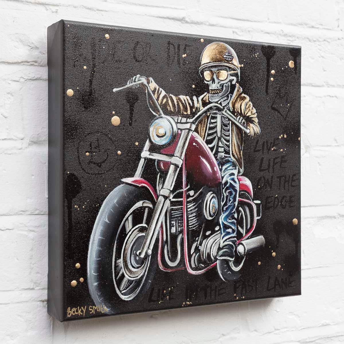 Ride or Die - Original - SOLD by artist Becky Smith - Wyecliffe Galleries