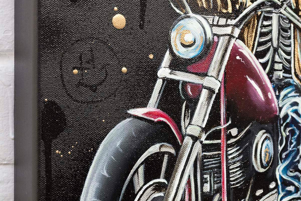 Ride or Die - Original - SOLD by artist Becky Smith - Wyecliffe Galleries