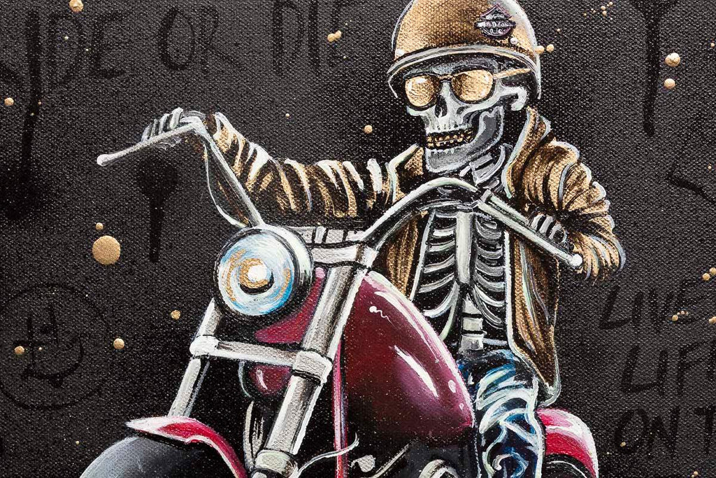 Ride or Die - Original - SOLD by artist Becky Smith - Wyecliffe Galleries