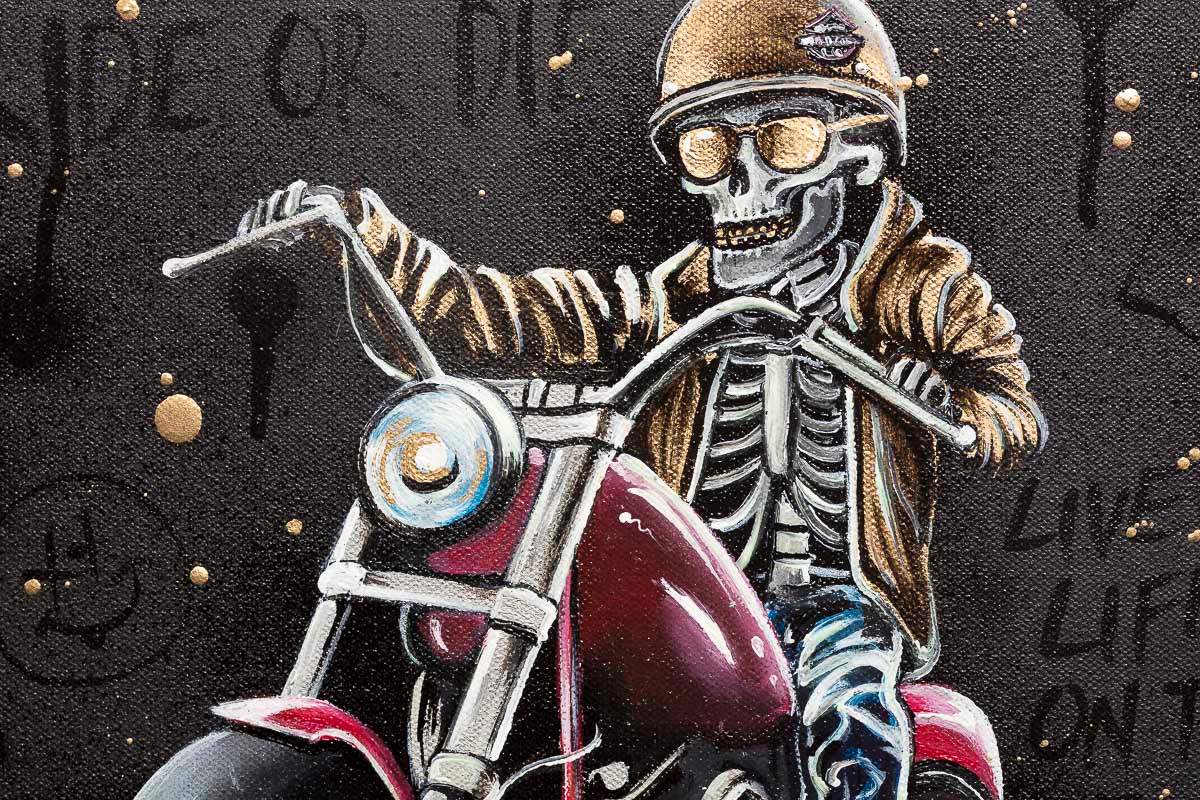 Ride or Die - Original - SOLD by artist Becky Smith - Wyecliffe Galleries