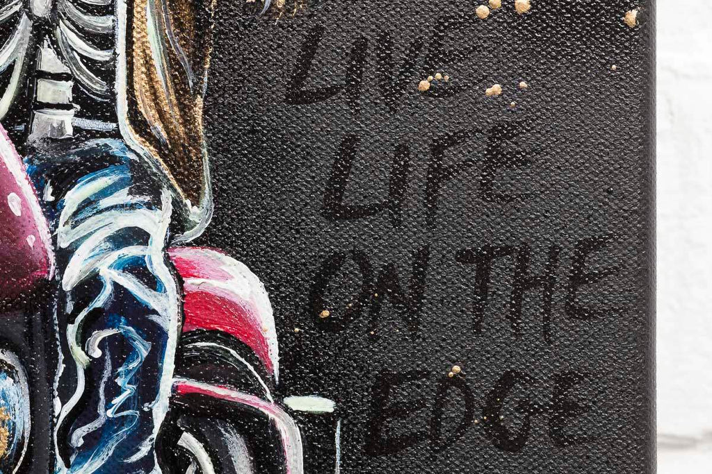 Ride or Die - Original - SOLD by artist Becky Smith - Wyecliffe Galleries