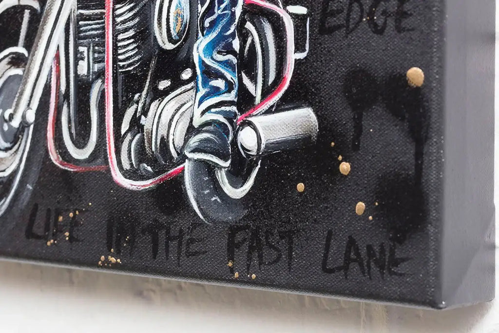 Ride or Die - Original - SOLD by artist Becky Smith - Wyecliffe Galleries