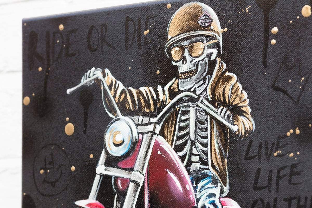 Ride or Die - Original - SOLD by artist Becky Smith - Wyecliffe Galleries