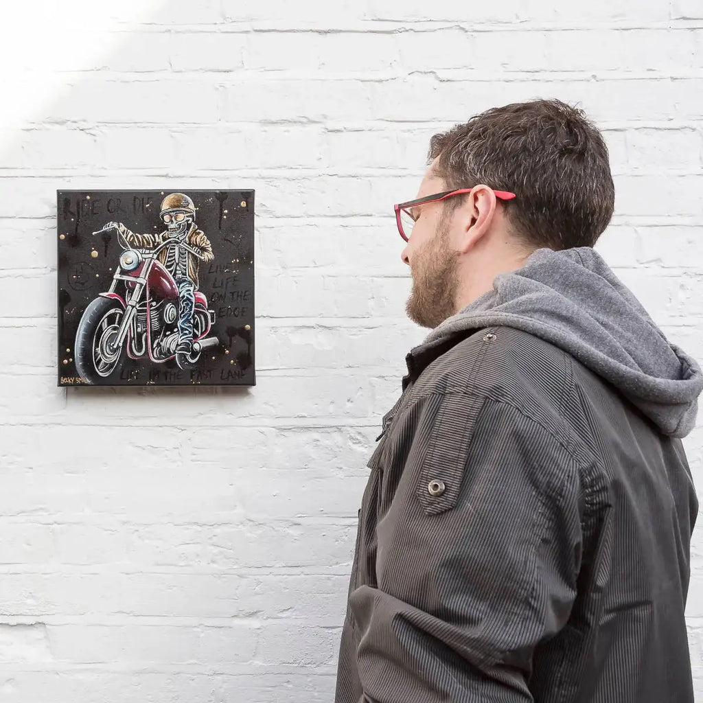 Ride or Die - Original - SOLD by artist Becky Smith - Wyecliffe Galleries