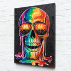 Rock And Skull - Original by artist Becky Smith - Wyecliffe Galleries