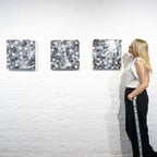 Sakura Blossoms Triptych - Original by artist Becky Smith - Wyecliffe Galleries