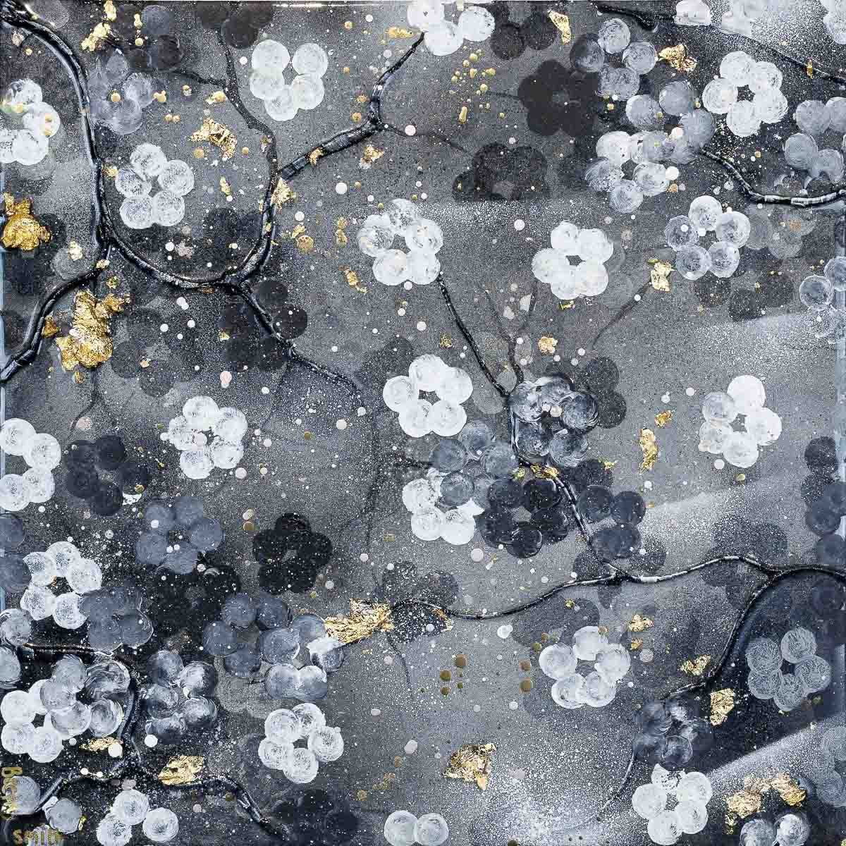 Sakura Blossoms Triptych- Original Becky Smith Original