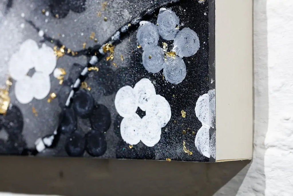 Sakura Blossoms Triptych - Original by artist Becky Smith - Wyecliffe Galleries