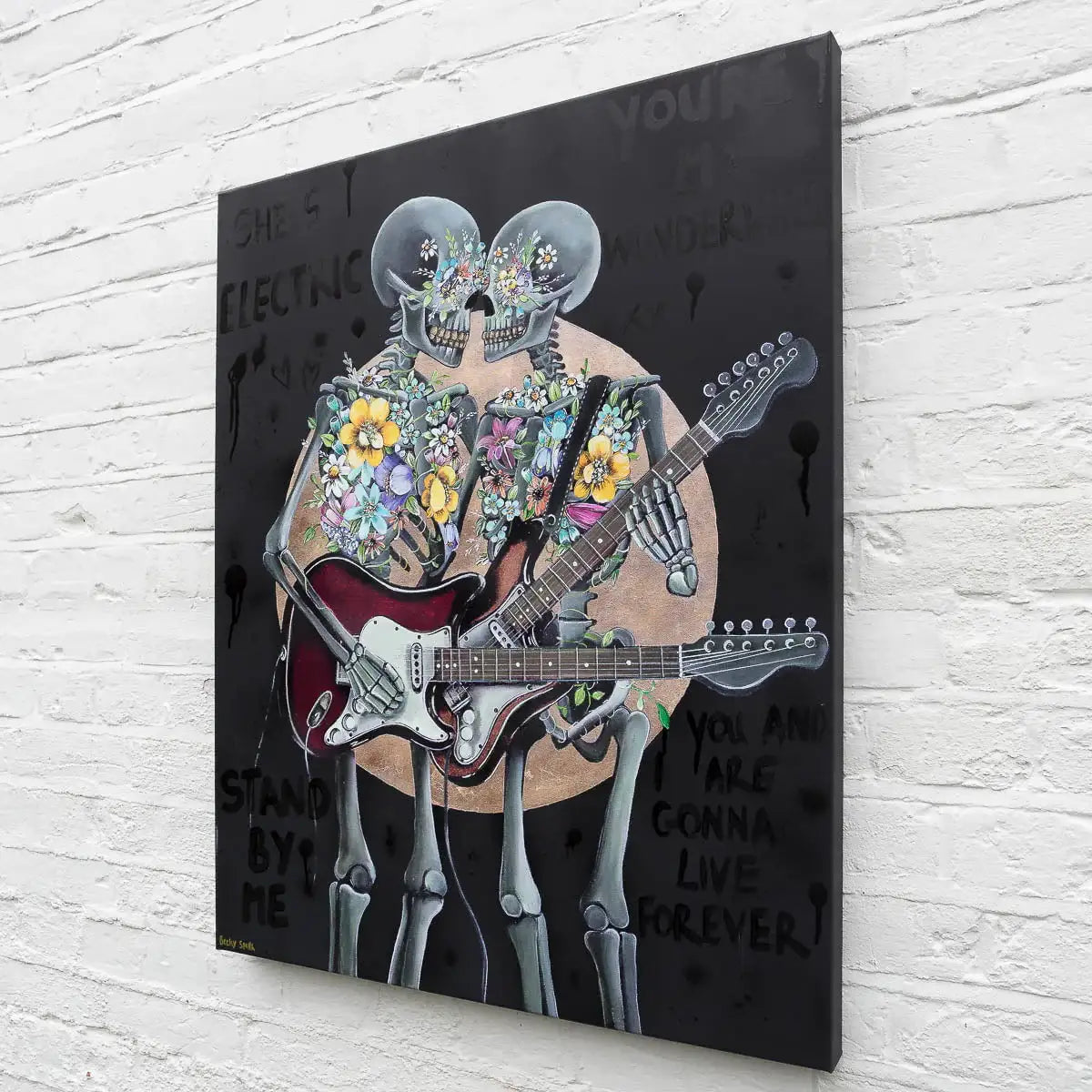 She's Electric - Deluxe Edition (Box Canvas) by artist Becky Smith - Wyecliffe Galleries