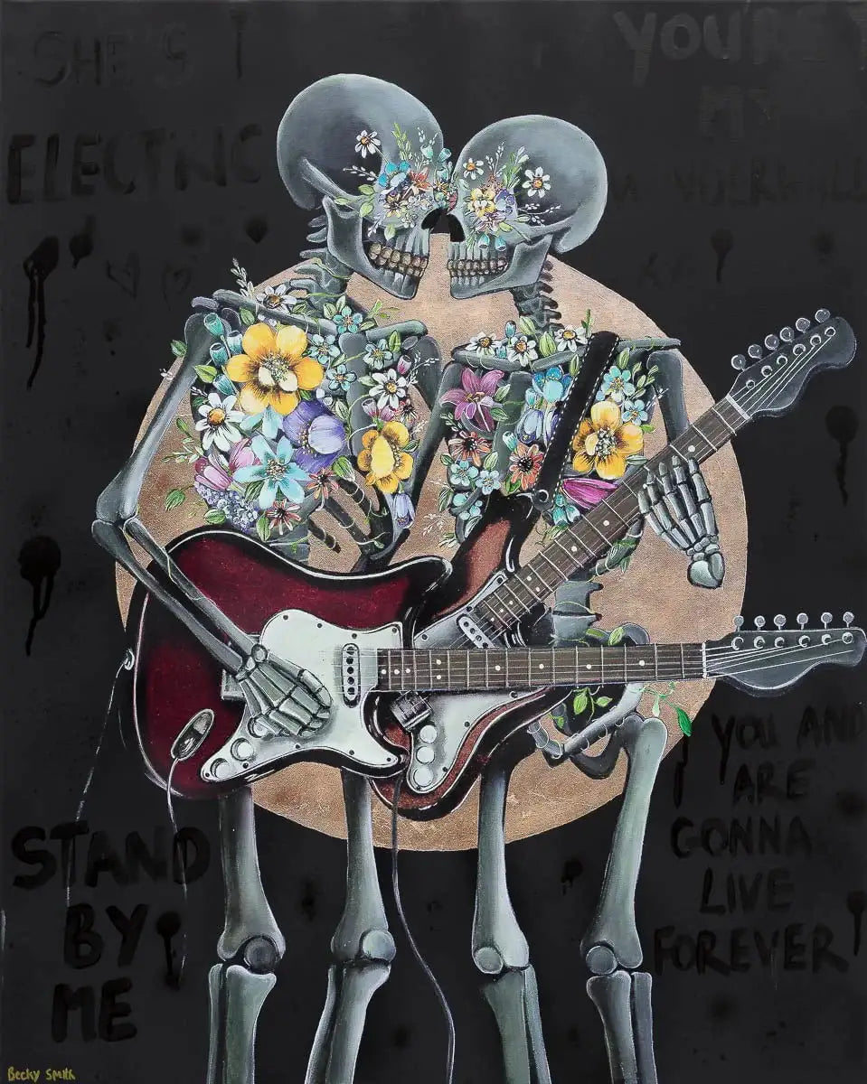 She's Electric - Deluxe Edition (Box Canvas) by artist Becky Smith - Wyecliffe Galleries