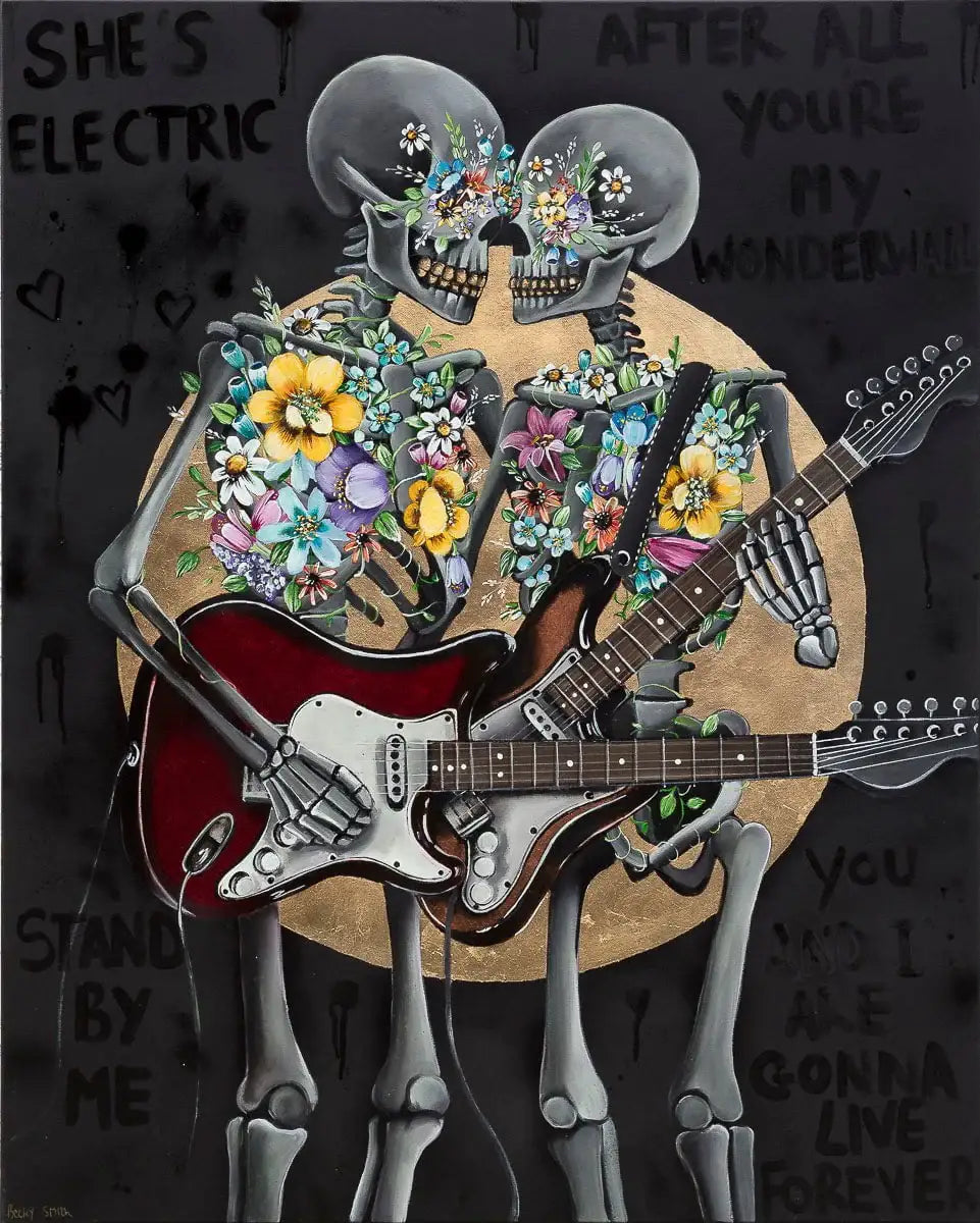 She's Electric - Original by artist Becky Smith - Wyecliffe Galleries