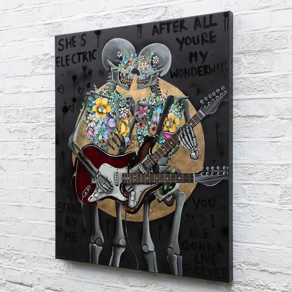 She's Electric - Original by artist Becky Smith - Wyecliffe Galleries