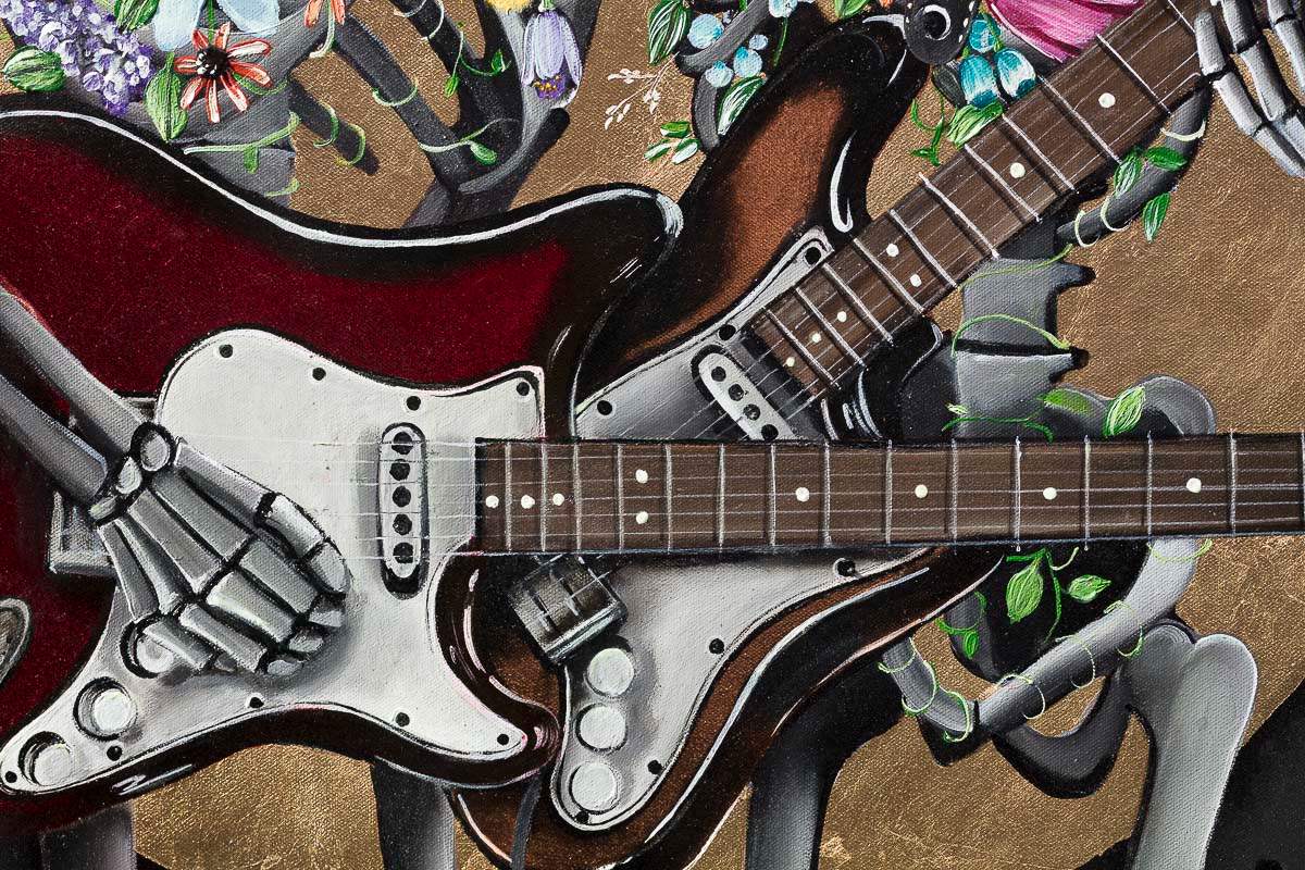 She's Electric - Original by artist Becky Smith - Wyecliffe Galleries