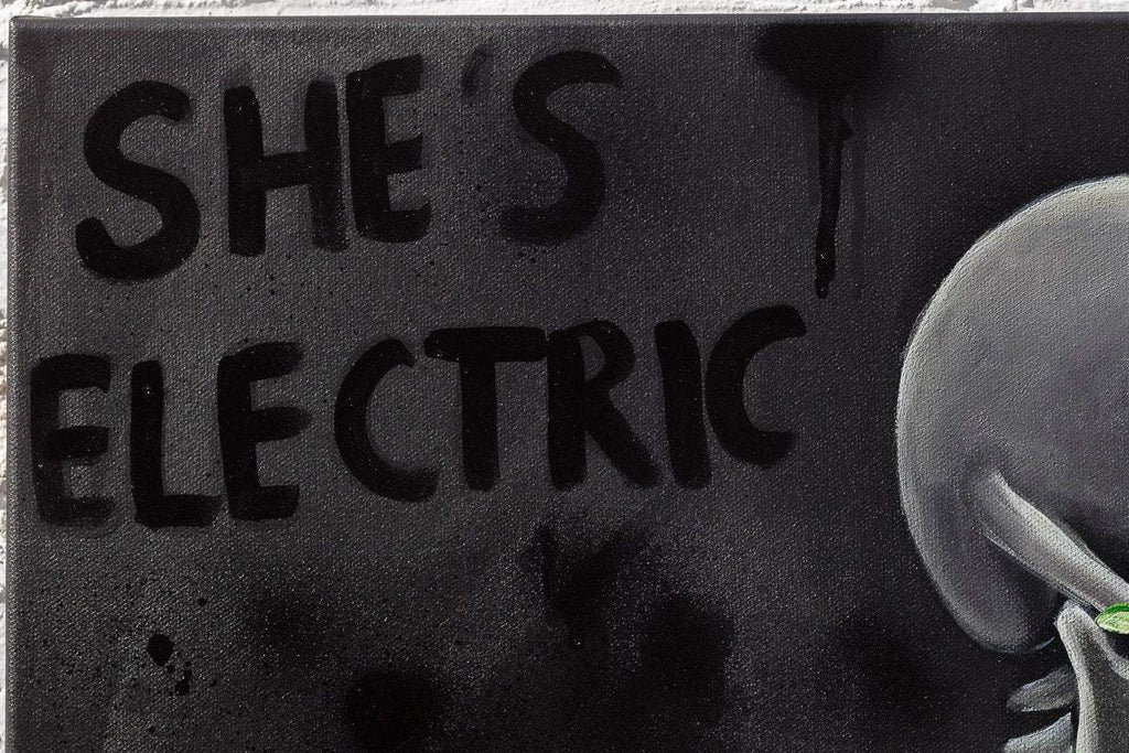 She's Electric - Original by artist Becky Smith - Wyecliffe Galleries