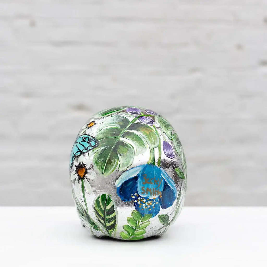 Shining In Silver - Original - SOLD by artist Becky Smith - Wyecliffe Galleries