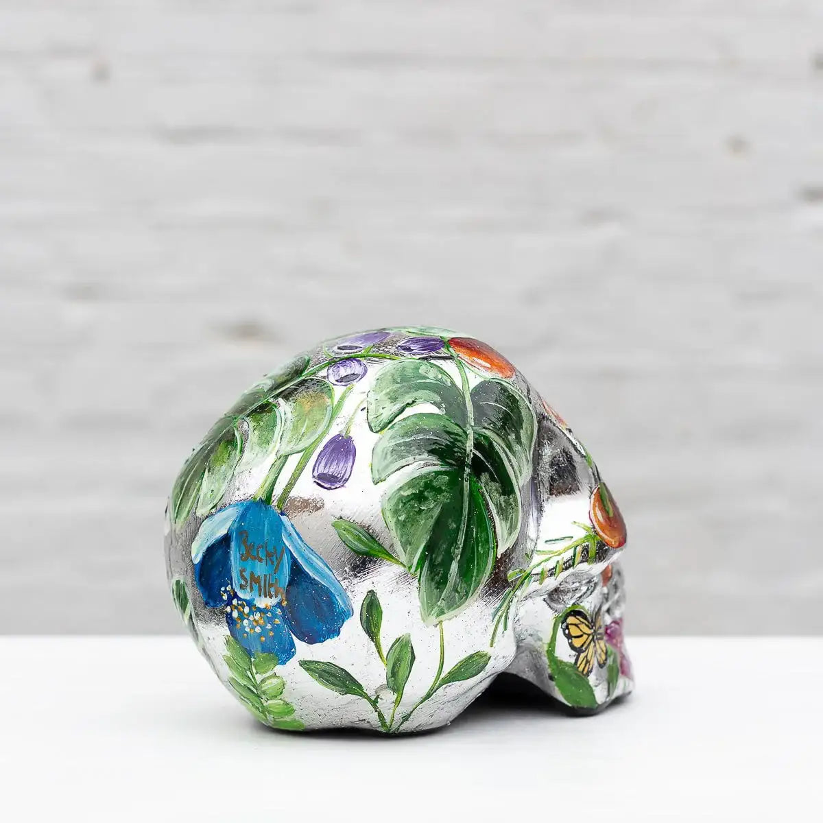 Shining In Silver - Original - SOLD by artist Becky Smith - Wyecliffe Galleries