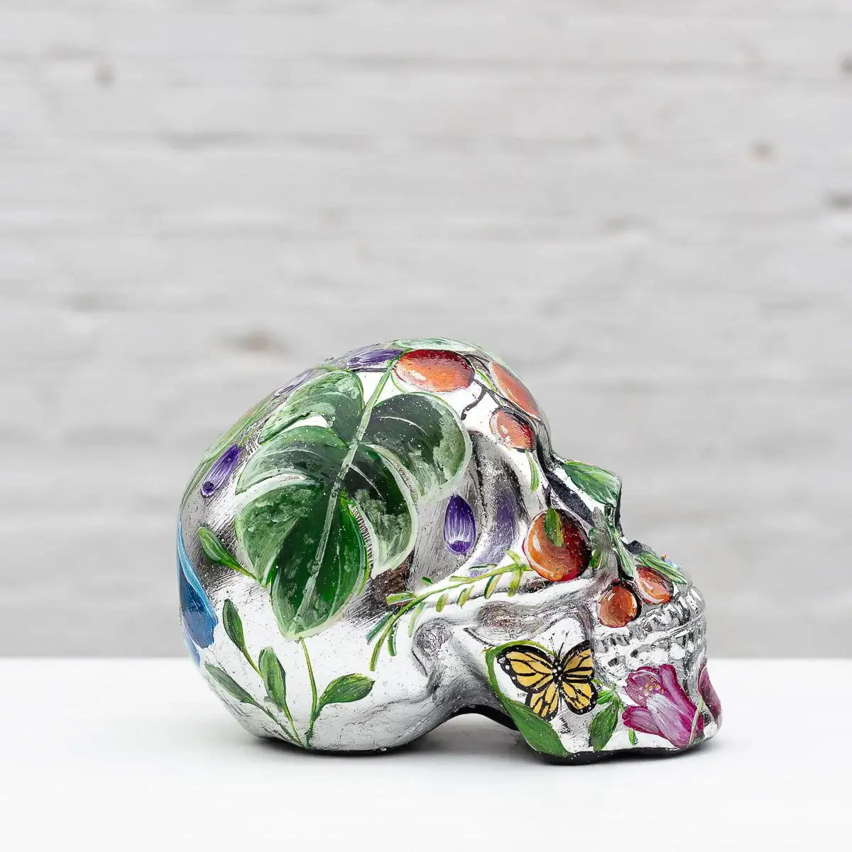 Shining In Silver - Original - SOLD by artist Becky Smith - Wyecliffe Galleries