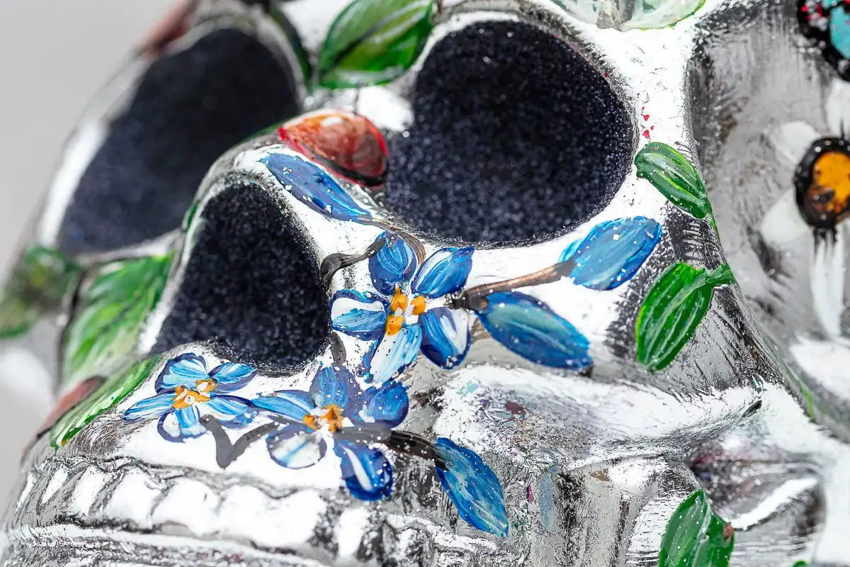 Shining In Silver - Original - SOLD by artist Becky Smith - Wyecliffe Galleries
