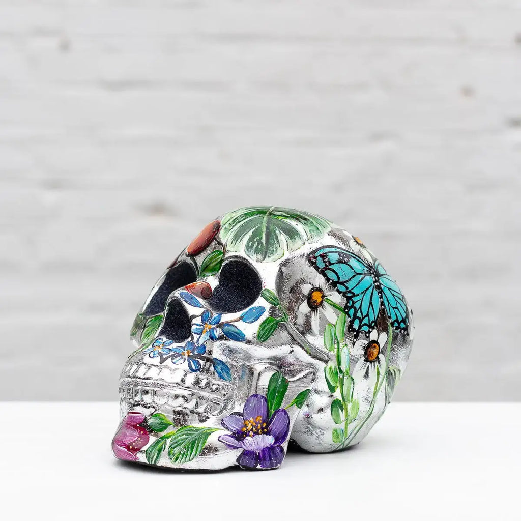 Shining In Silver - Original - SOLD by artist Becky Smith - Wyecliffe Galleries