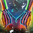 Signs Of Love II - Original - SOLD by artist Becky Smith - Wyecliffe Galleries