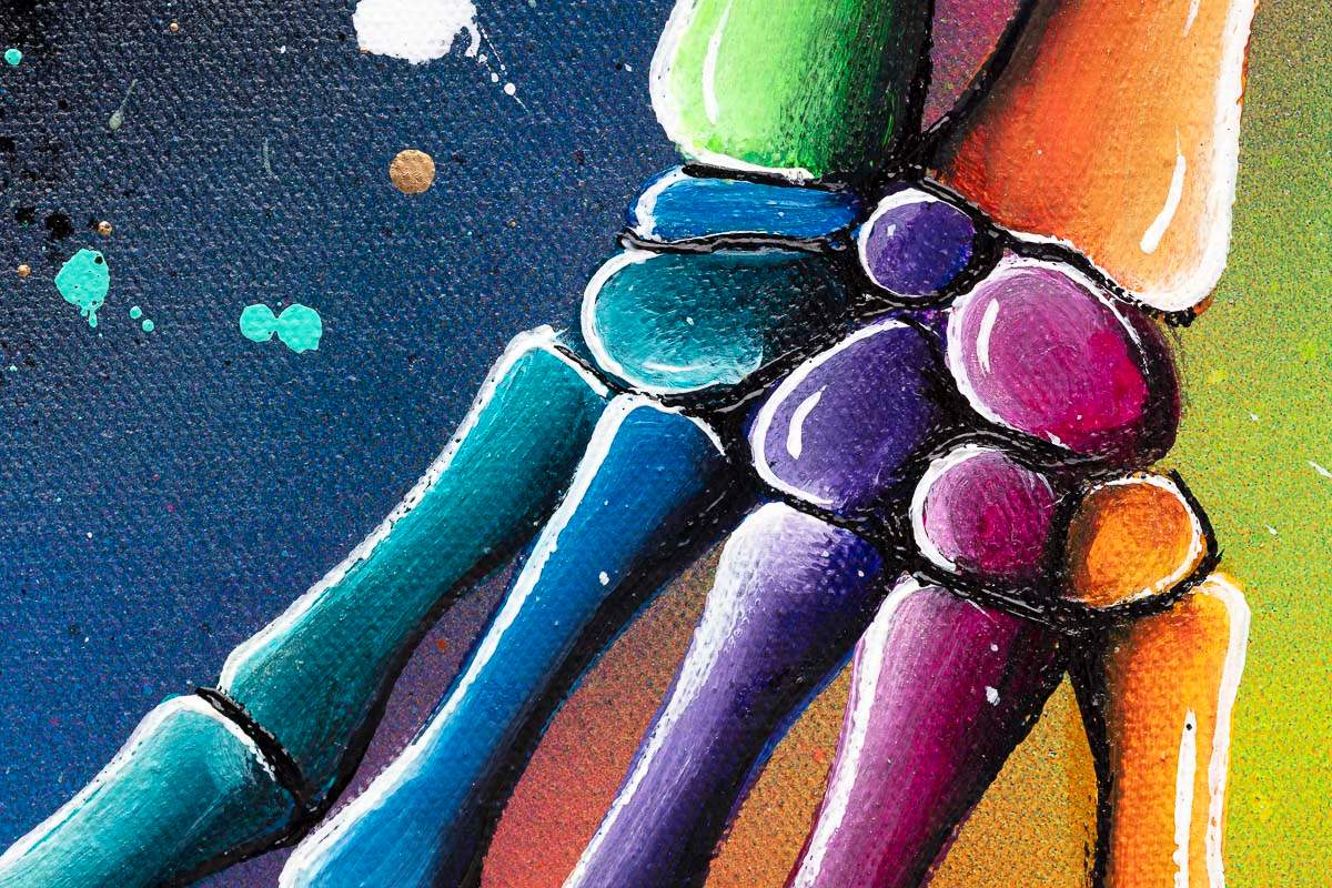 Signs Of Love II - Original - SOLD by artist Becky Smith - Wyecliffe Galleries