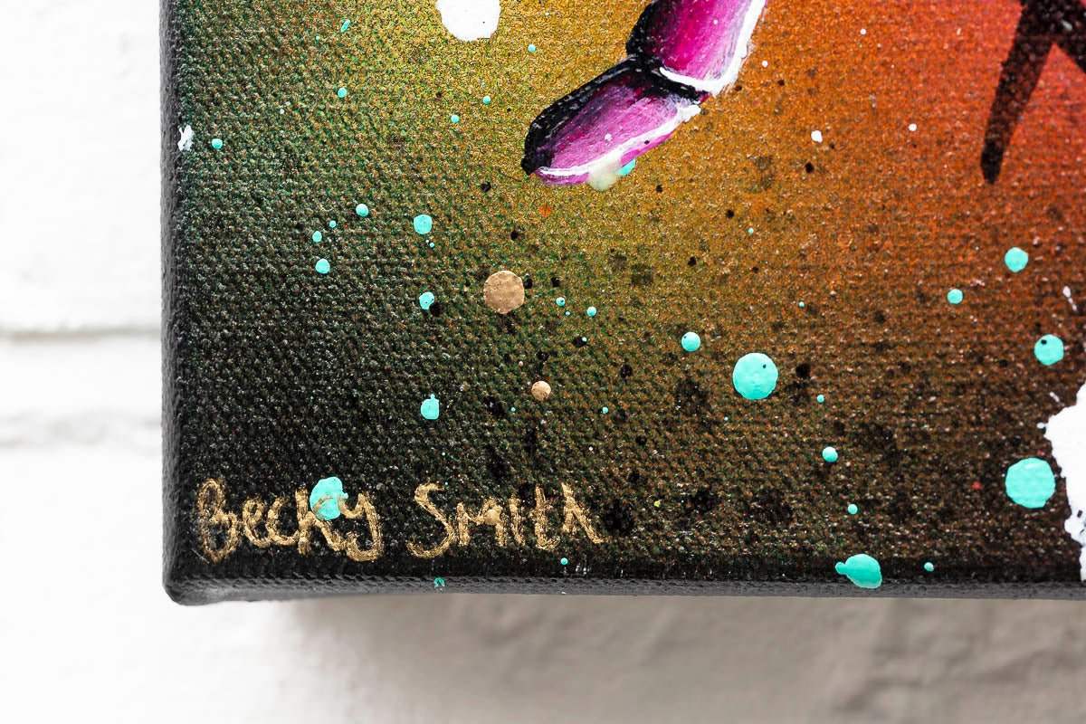 Signs Of Love II - Original - SOLD by artist Becky Smith - Wyecliffe Galleries