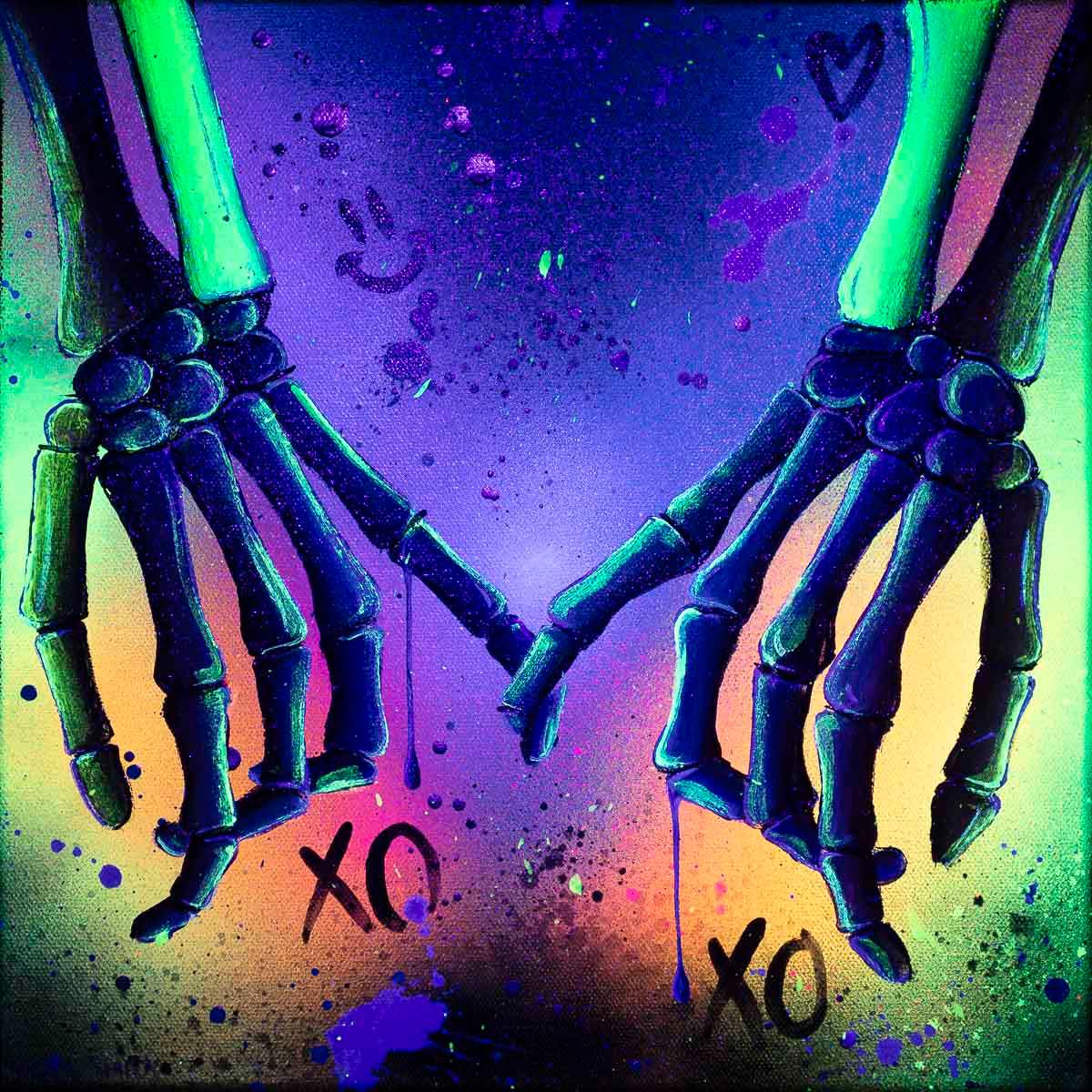 Signs Of Love II - Original - SOLD by artist Becky Smith - Wyecliffe Galleries