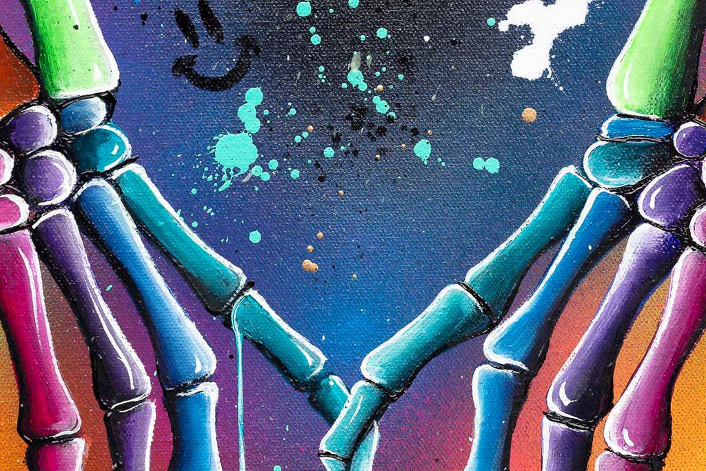 Signs Of Love II - Original - SOLD by artist Becky Smith - Wyecliffe Galleries