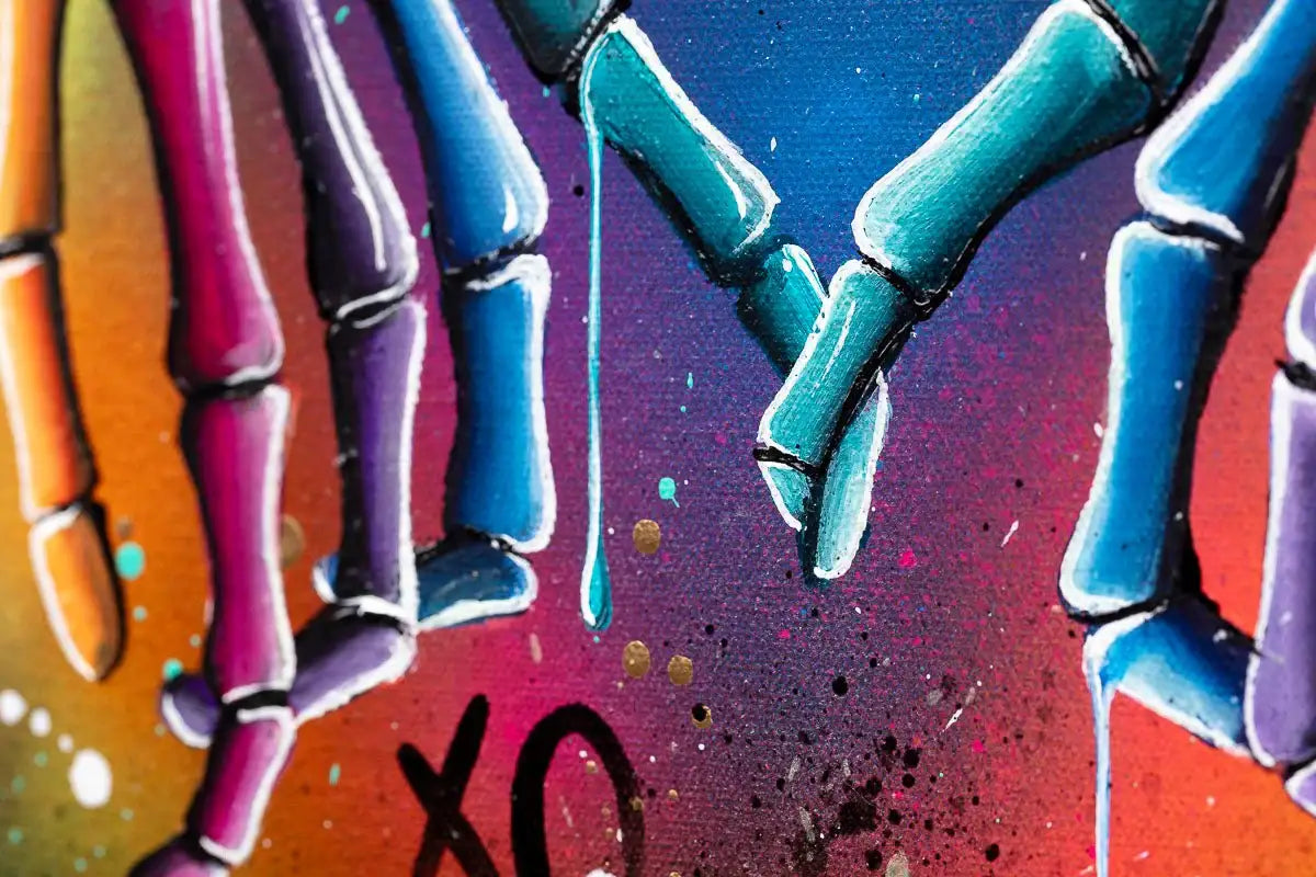 Signs Of Love II - Original - SOLD by artist Becky Smith - Wyecliffe Galleries