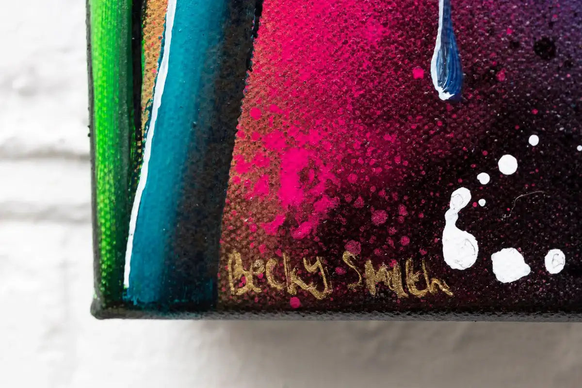 Signs Of Love III - Original - SOLD by artist Becky Smith - Wyecliffe Galleries