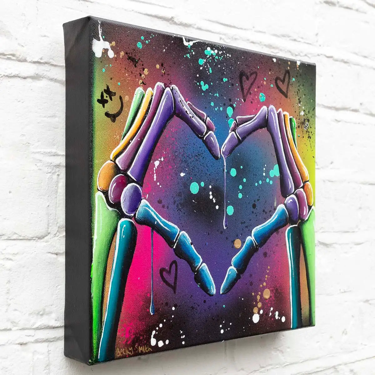 Signs Of Love III - Original - SOLD by artist Becky Smith - Wyecliffe Galleries