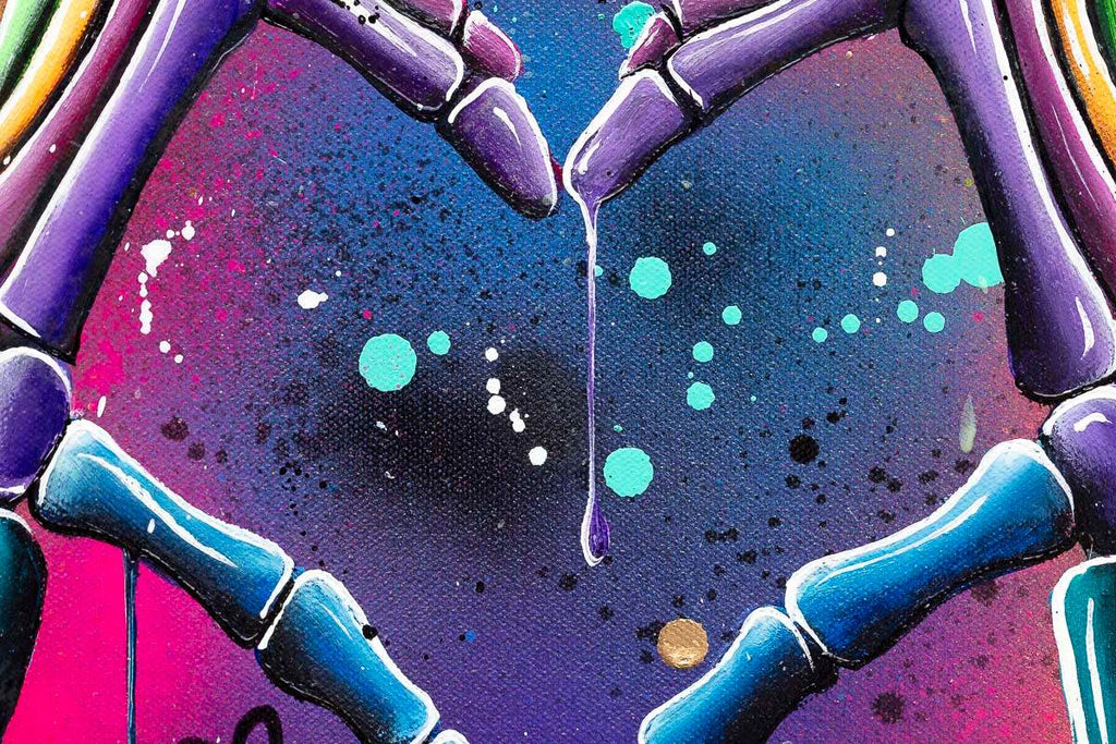 Signs Of Love III - Original - SOLD by artist Becky Smith - Wyecliffe Galleries