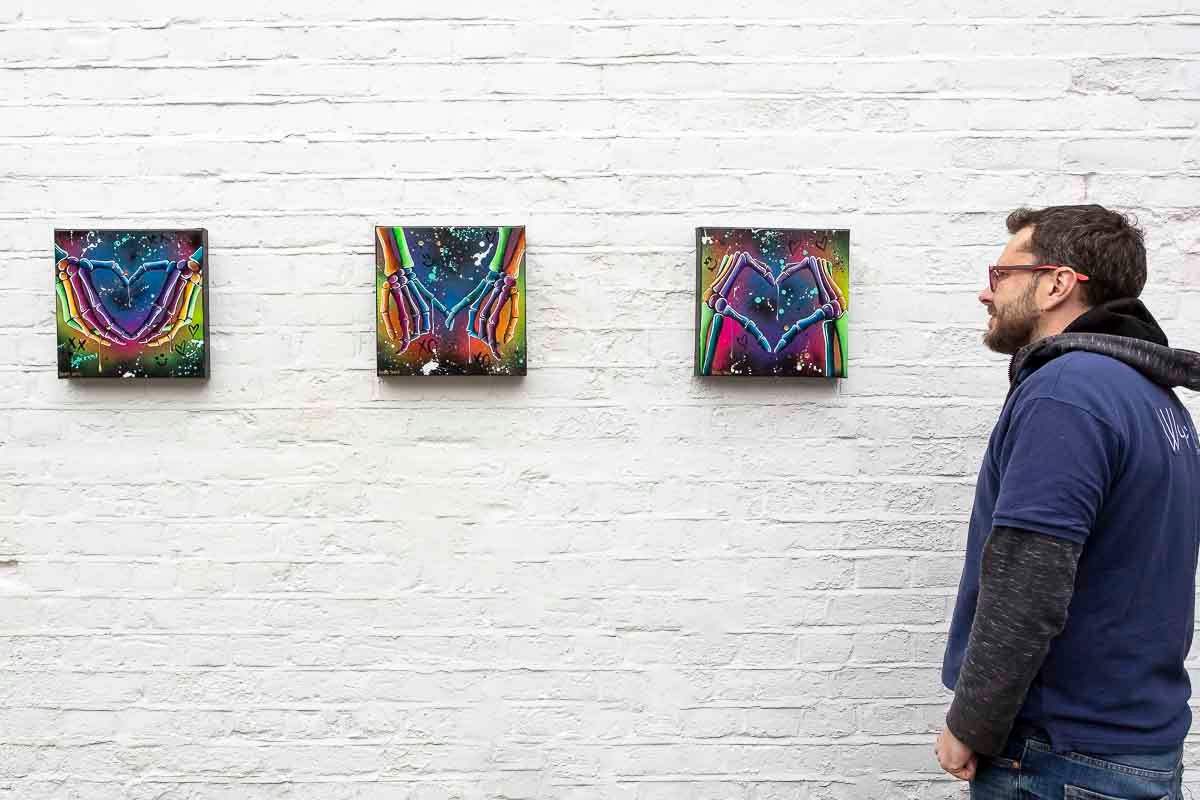 Signs Of Love III - Original - SOLD by artist Becky Smith - Wyecliffe Galleries