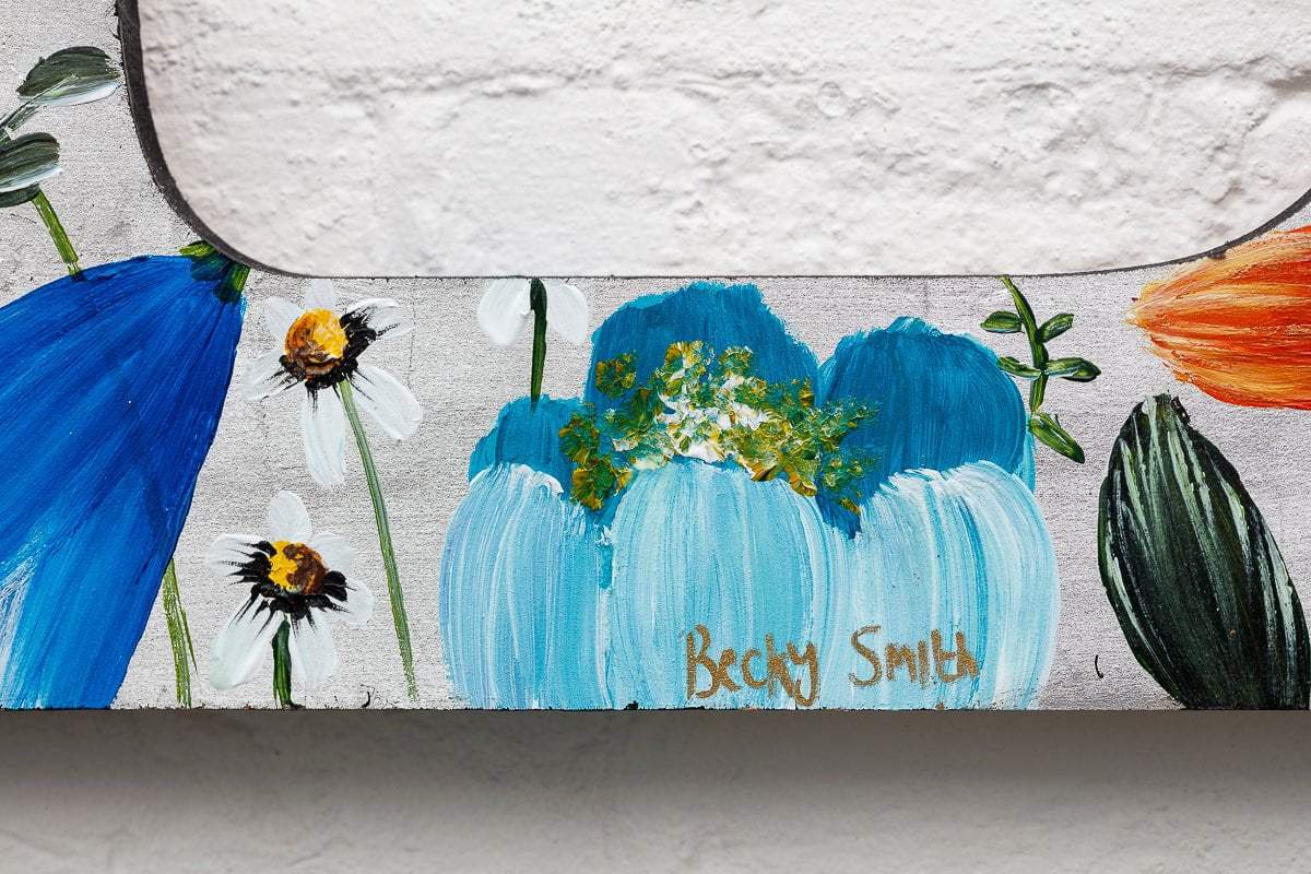 Silver Love - Original - SOLD by artist Becky Smith - Wyecliffe Galleries