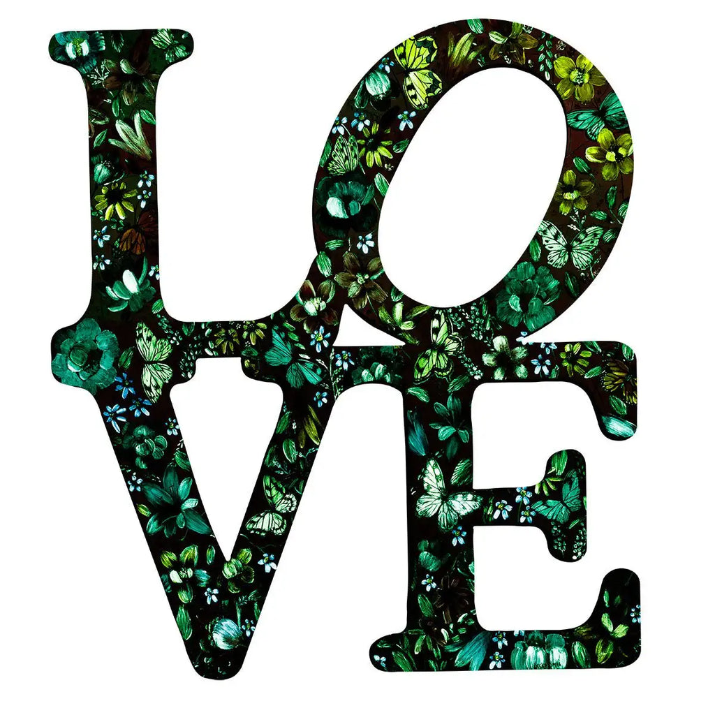 Silver Love - Original - SOLD by artist Becky Smith - Wyecliffe Galleries