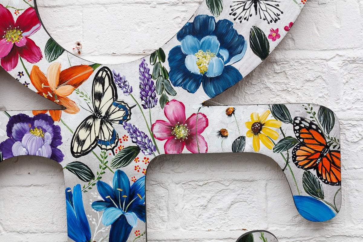 Silver Love - Original - SOLD by artist Becky Smith - Wyecliffe Galleries