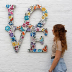 Silver Love - Original - SOLD by artist Becky Smith - Wyecliffe Galleries