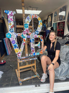 Silver Love - Original - SOLD by artist Becky Smith - Wyecliffe Galleries