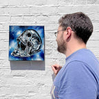 Skull Of Aquarius - Original by artist Becky Smith - Wyecliffe Galleries