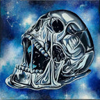 Skull Of Aquarius - Original by artist Becky Smith - Wyecliffe Galleries