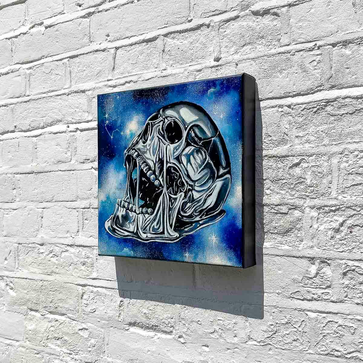 Skull Of Aquarius - Original by artist Becky Smith - Wyecliffe Galleries
