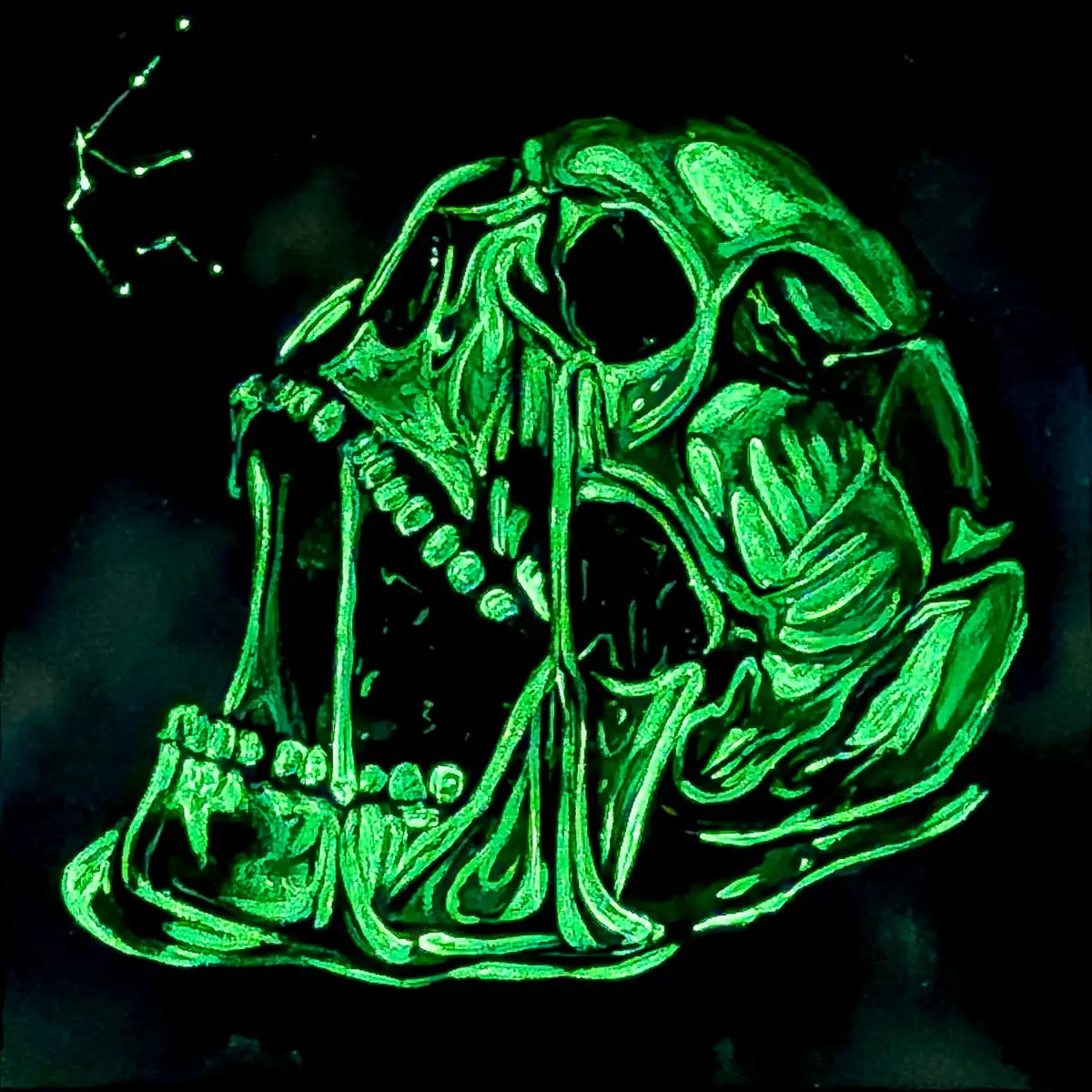 Skull Of Aquarius - Original by artist Becky Smith - Wyecliffe Galleries