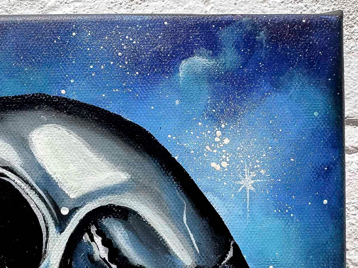 Skull Of Aquarius - Original by artist Becky Smith - Wyecliffe Galleries